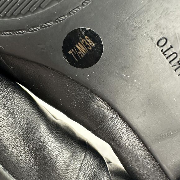 Vince Camuto Ballet Flats Shoes Womens Size 7.5 Black Slip On Comfort - Picture 12 of 12